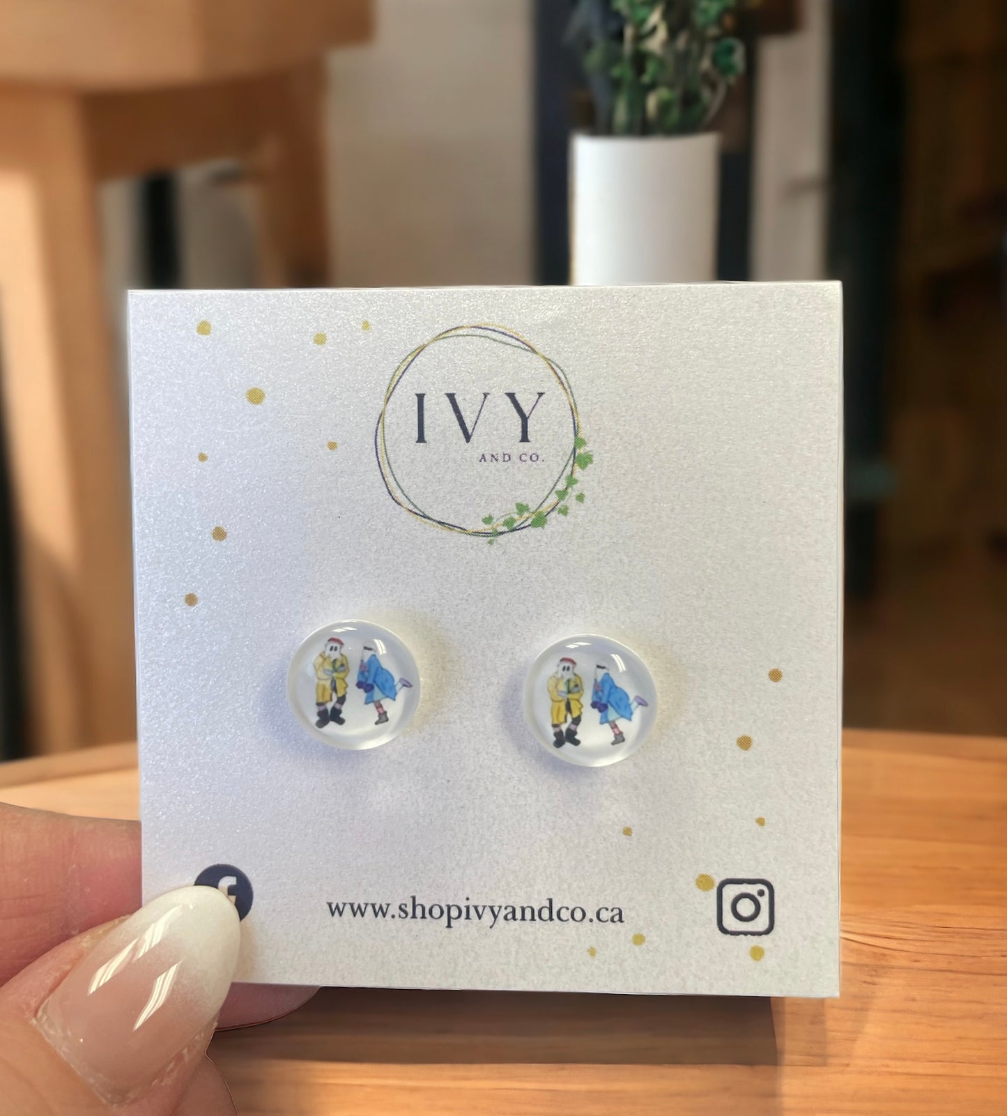 Mummers Dancing Newfoundland Earrings