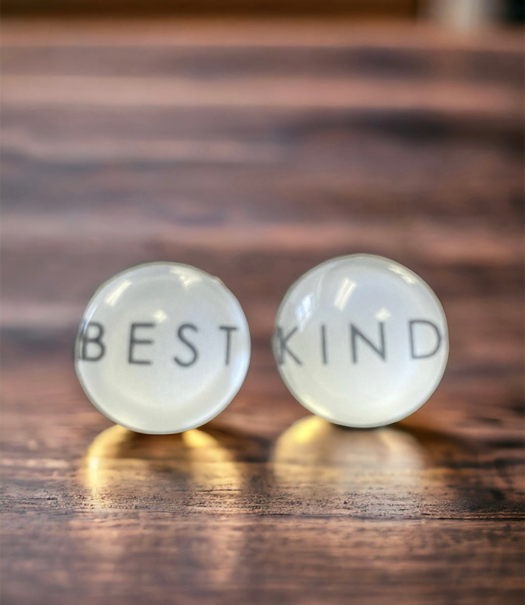 BEST KIND White Newfoundland Earrings