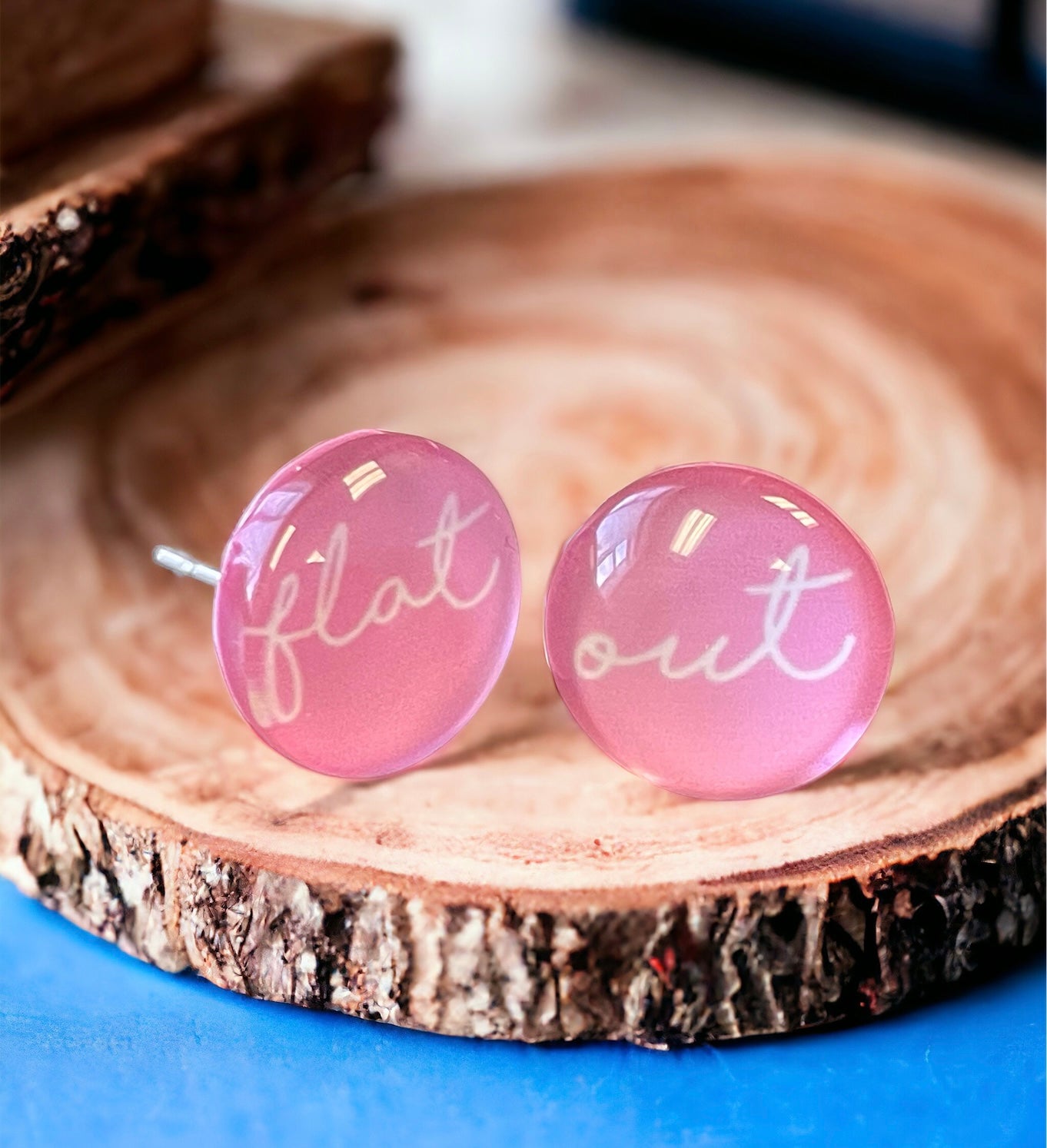 Flat Out Pink Newfoundland Earrings