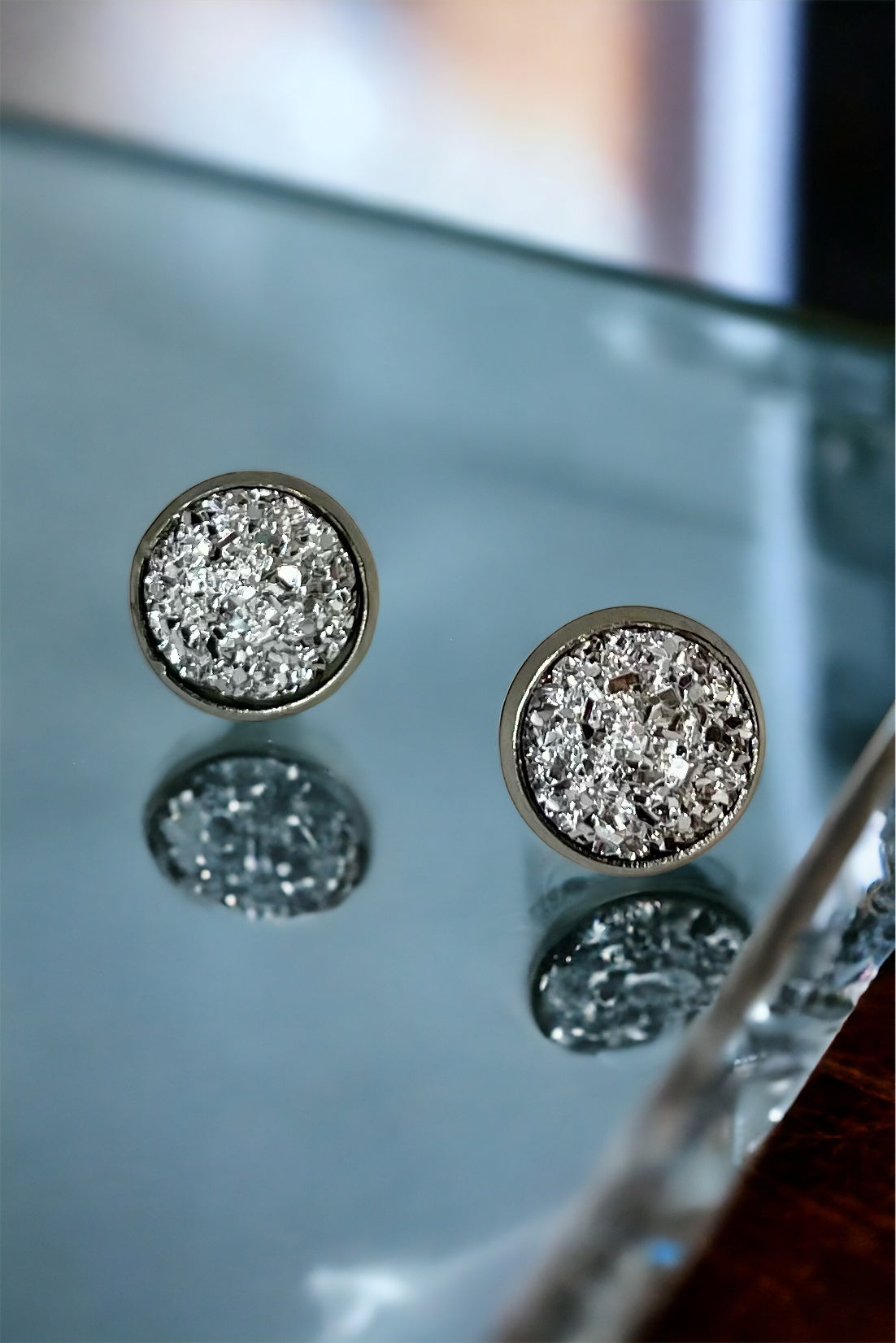 Crystal Ice Druzy Earrings