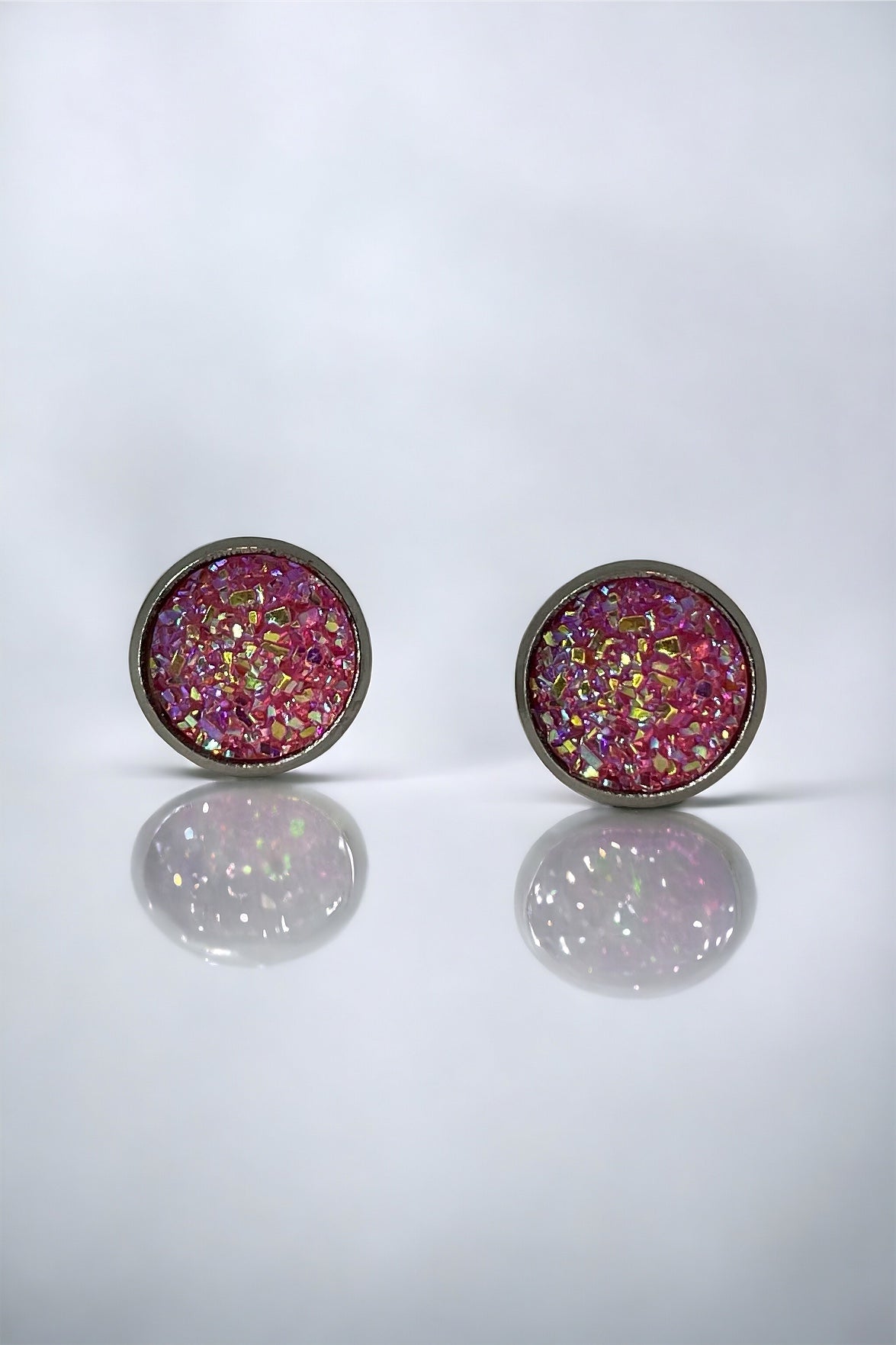 Barbie Pink Sparkle Earrings